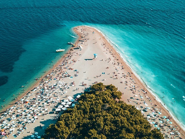 Část Zadarsko (veřejná pláž), Chorvatsko